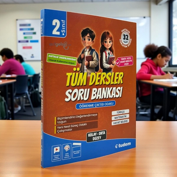 2.sınıf Tüm Dersler Soru Bankası Tudem Yayınları