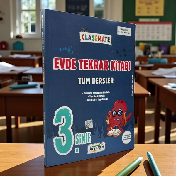 3.sınıf Classmate Tüm Dersler Evde Tekrar Kitabı Okyanus Yayınları