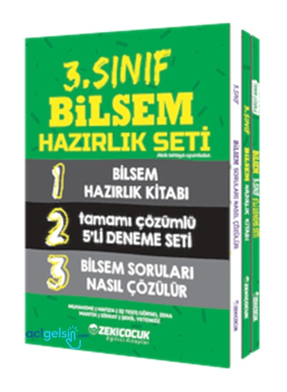 3.sınıf Bilsem Hazırlık Seti Zeki Çocuk Yayınları