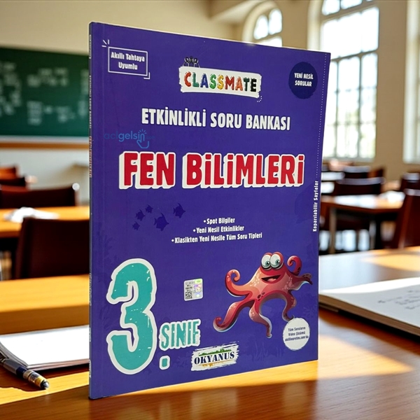 3. Sınıf Classmate Fen Bilimleri Etkinlikli Soru Bankası Okyanus Yayınları