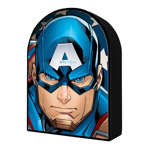 300 Parça 3d Puzzle Metal Kutu: Kaptan Amerika