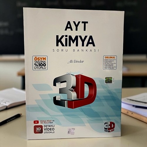 3d Ayt Kimya Soru Bankası 3d Yayınları