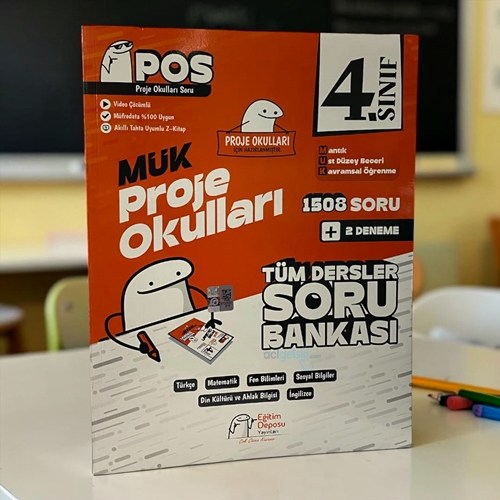 4. Sınıf Mük Proje Okulları Soru Bankası Eğitim Deposu Yayınları