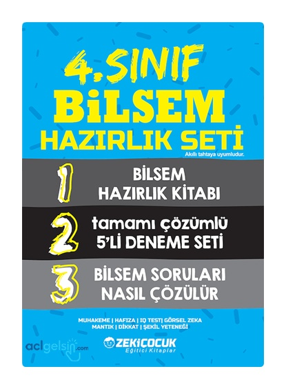 4.sınıf Bilsem Hazırlık Seti Zeki Çocuk Yayınları