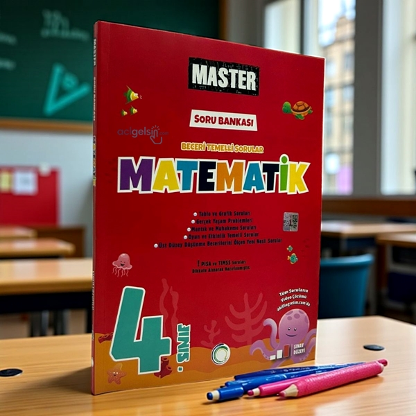 4. Sınıf Master Matematik Soru Bankası Okyanus Yayınları