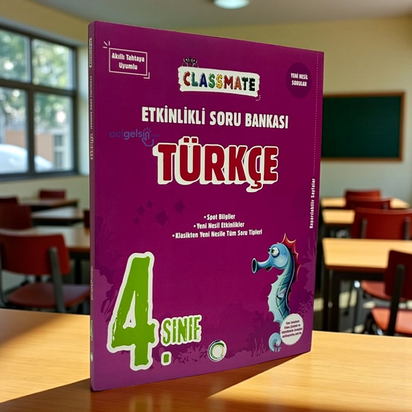 4. Sınıf Classmate Türkçe Etkinlikli Soru Bankası Okyanus Yayınları