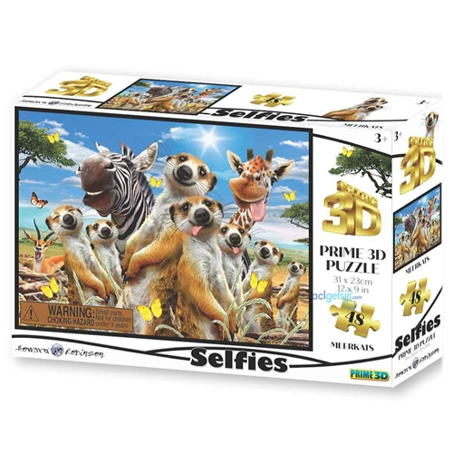 48 Parça 3d Puzzle: Mirket Selfie