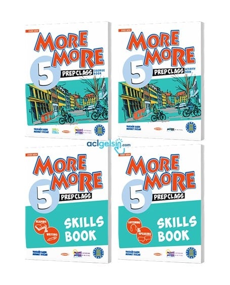 5.sınıf More & More 5 Prep Class Course Book 4’lü Set