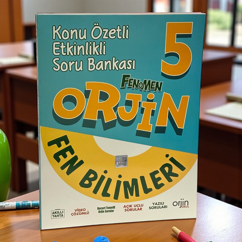 5.sınıf Fen Bilimler Konu Özetli Soru Bankası Fenomen Orjin Yayınları