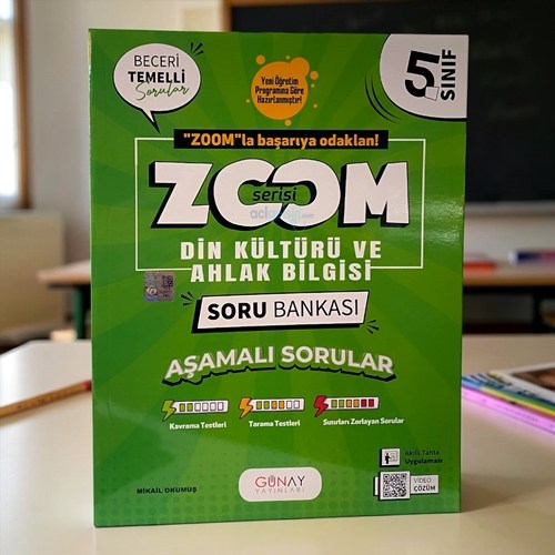 5. Sınıf Zoom Serisi Din Kültürü Ve Ahlak Bilgisi Soru Bankası Günay Yayınları