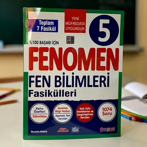 5. Sınıf Fen Bilimleri Fasikülleri (toplam 7 Fasikül) Fenomen Yayınları