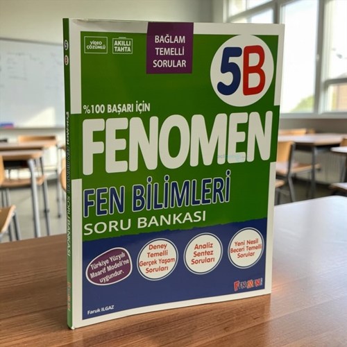 5.sınıf Fen Bılımlerı Soru Bankası Fenomen (b)