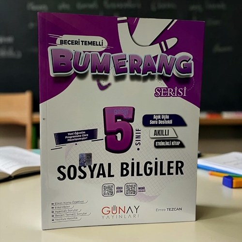 5.sınıf Bumerang Serisi Sosyal Bilgiler Etkinlikli Soru Bankası