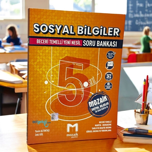 5.sınıf Sosyal Bilgiler Soru Bankası Mozaik Yayınları