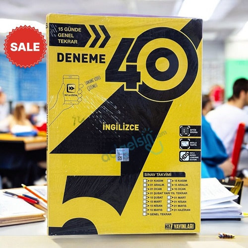 5.sınıf 40'lı İngilizce Deneme Hız Yayınları