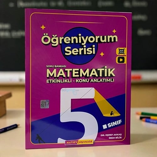 5. Sınıf Matematik Konu Anlatımlı Soru Bankası Öğreniyorum Serisi Matse Yayınları
