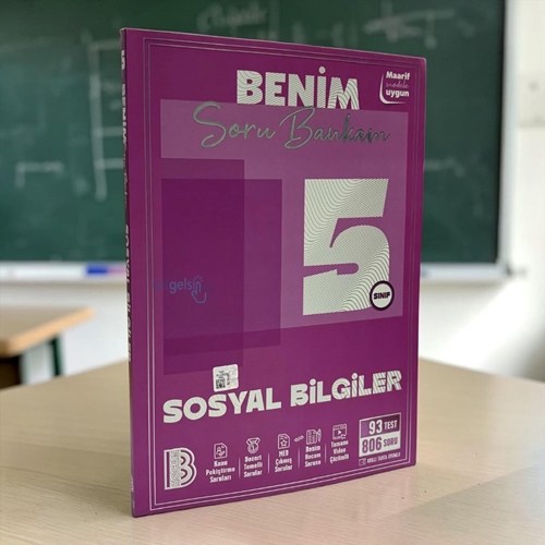 5. Sınıf Sosyal Bilgiler Soru Bankam Benim Hocam Yayınları