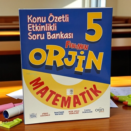 5.sınıf Matematik Konu Özetli Soru Bankası Fenomen Orjin Yayınları