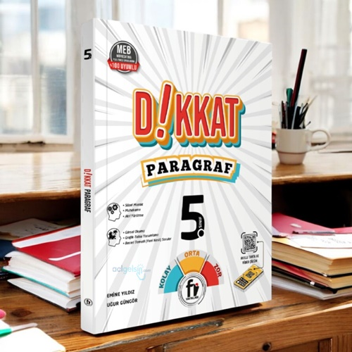 5.sınıf Dikkat Paragraf Soru Bankası Fi Yayınları