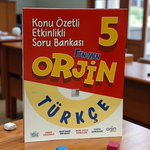 5.sınıf Türkçe Konu Özetli Soru Bankası Fenomen Orjin Yayınları