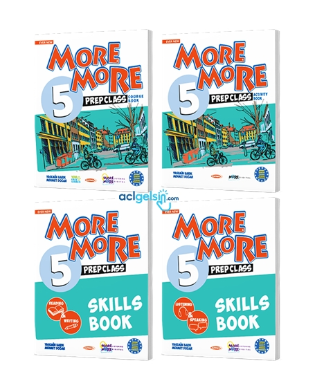 5.sınıf More & More 5 Prep Class Course Book 4’lü Set