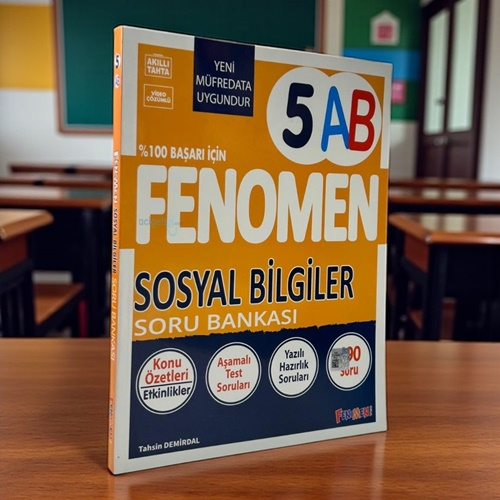 5.sınıf Sosyal Bilgiler (a-b) Soru Bankası Fenomen Yayınları
