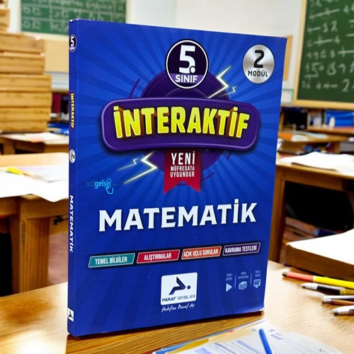 5. Sınıf İnteraktif Matematik Soru Kütüphanesi Paraf Yayınları
