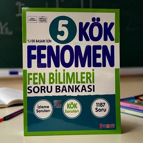 5 Kök Fen Bilimleri Soru Bankası Fenomen Yayınları
