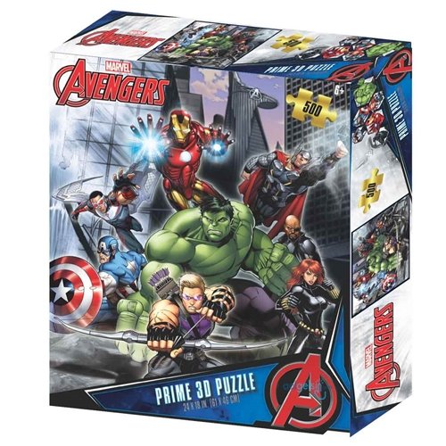 500 Parça 3d Puzzle: Avengers