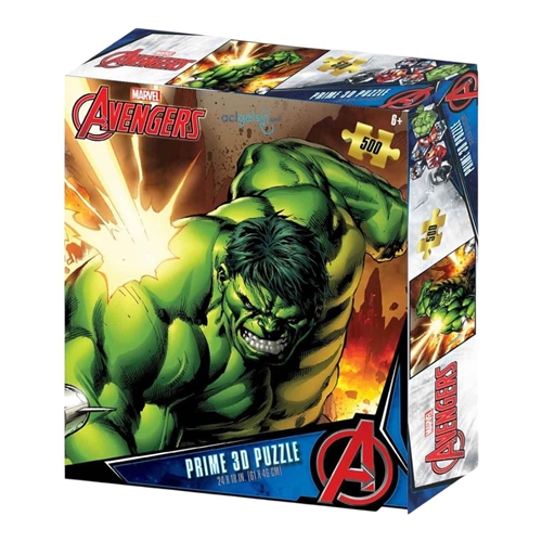 500 Parça 3d Puzzle: Hulk