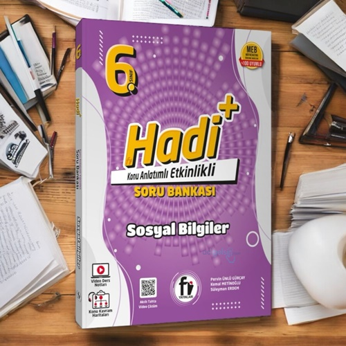 6.sınıf Hadi + Sosyal Bilgiler Konu Anlatımlı Soru Bankası Fi Yayınları