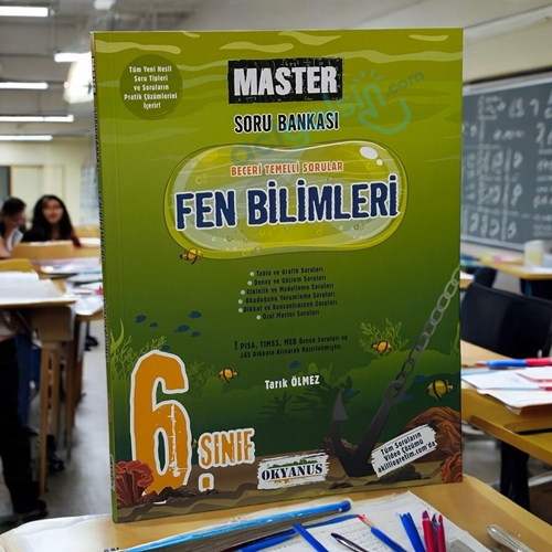 6. Sınıf Master Fen Bilimleri Soru Bankası Okyanus Yayınları