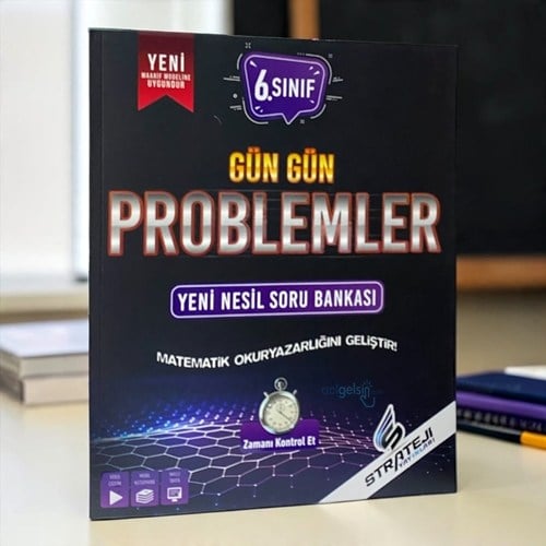 6. Sınıf Gün Gün Problemler Soru Bankası Strateji Yayınları