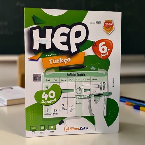 6. Sınıf Haftalık Hep Türkçe 40 Deneme | Burcu Hızır