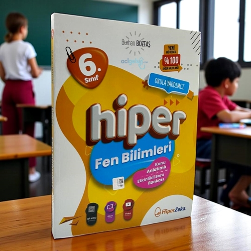 6. Sınıf Hiper Fen Bilimleri Konu Anlatımlı & Etkinlikli Soru Bankası | Burhan Boztaş