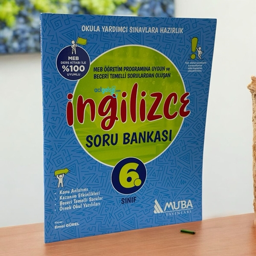 6. Sınıf İngilizce Soru Bankası Muba Yayınları
