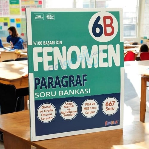6. Sınıf Fenomen Paragraf (b) Soru Bankası Kurmay Yayınları
