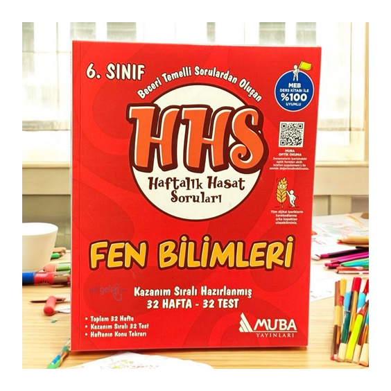 6.sınıf Fen Bilimleri Haftalık Hasat Soruları Muba Yayınları