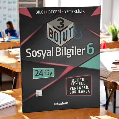 6. Sınıf 3 Boyut Sosyal Bilgiler Soru Bankası Tudem Yayınları