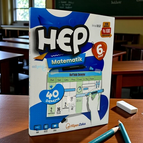 6. Sınıf Haftalık Hep Matematik 40 Deneme | İsmail Begit