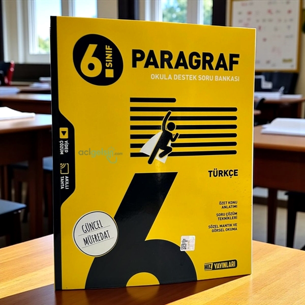 6. Sınıf Türkçe Paragraf Soru Bankası Hız Yayınları