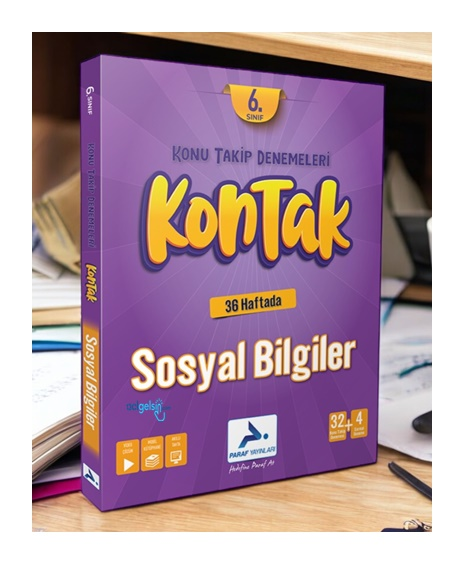 6.sınıf Kontak Sosyal Bilgiler Denemeleri Paraf Yayınları