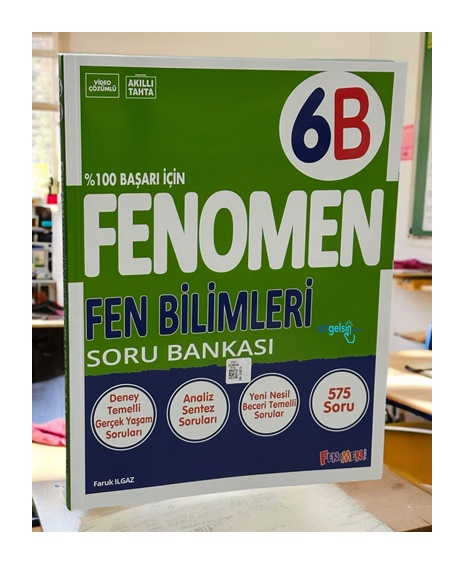 6. Sınıf Fen Bilimleri Soru Bankası Fenomen B