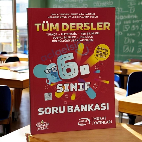 6.sınıf Tüm Dersler Soru Bankası Murat Yayınları