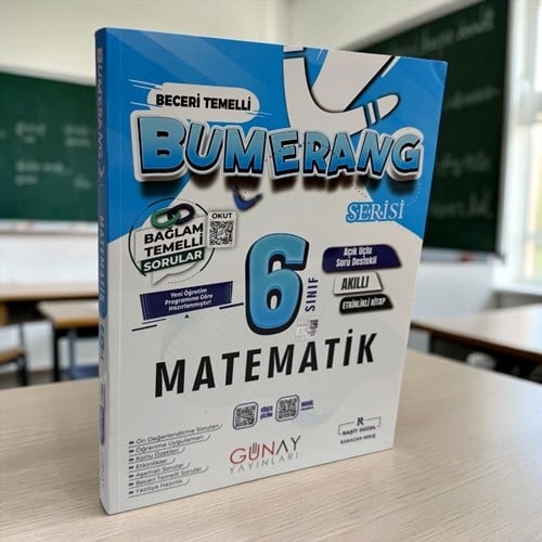 6. Sınıf Matematik Bumerang Etkinlikli Soru Bankası Günay Yayınları