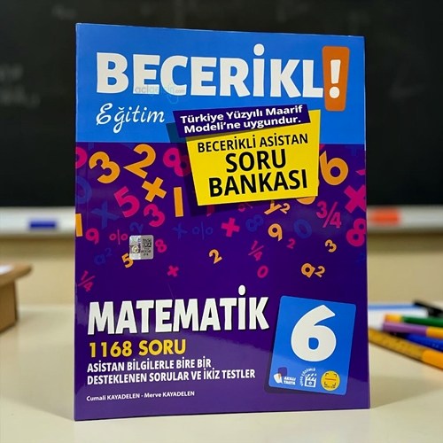6.sınıf Becerikli Eğitim Matematik Asistan Soru Bankası Fenomen Yayınları