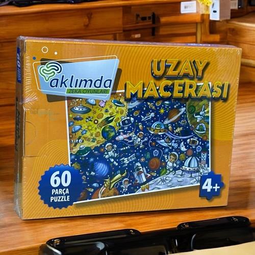 60 Parça Puzzle Uzay Macerası