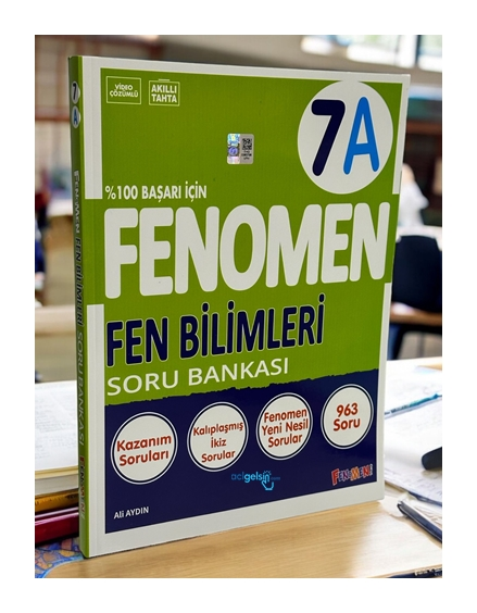 7.sınıf Fen Bilimleri Soru Bankası Fenomen A