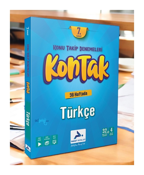 7. Sınıf Kontak Türkçe Konu Takip Denemeleri Paraf Yayınları