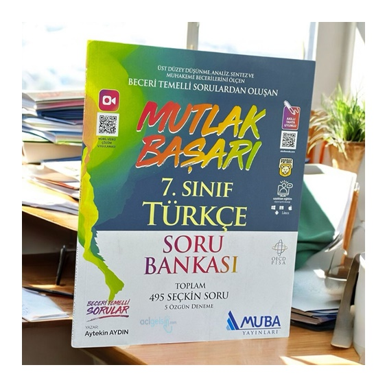 7.sınıf Türkçe Mutlak Başarı Soru Bankası Muba Yayınları